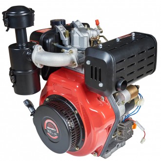 Особенности двигателя дизельного Vitals DE 10.0se
	электростартер;
	воздушный фи. . фото 6