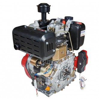 Особенности двигателя дизельного Vitals DE 10.0se
	электростартер;
	воздушный фи. . фото 7