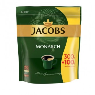 Кава JACOBS MONARCH розчинна   пакет Растворимый кофе JACOBS MONARCH Якобс Монар. . фото 3