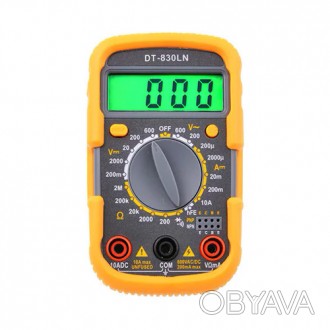 
Мультиметр DT-830 LN з підсвічуванням та звуком Продаж оптом і в роздріб. Доста. . фото 1