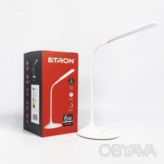 
Лампа настольная светодиодная ETRON Desk Lamp delta 6W 4200K White Продажа опто. . фото 1