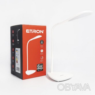 
Лампа настольная светодиодная ETRON Desk Lamp drop 6W 4200K White Продажа оптом. . фото 1