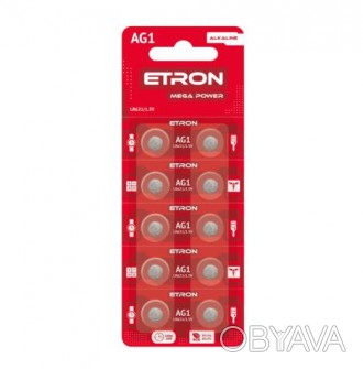 
Батарейка ETRON Mega Power AG-1-LR621 Blister 10 шт Продажа оптом и в розницу. . . фото 1