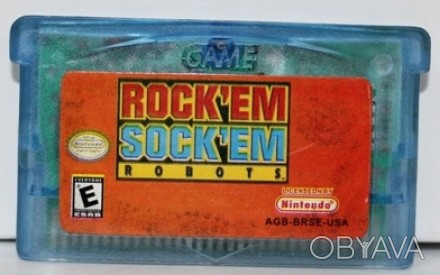 Игры для GameBoyAdvance купить в Одессе
Картридж на GBA "Rock 'Em Sock 'Em Robot. . фото 1