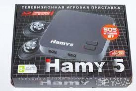 Ігрова приставка Sega - Dendy "Hamy 5" (505-in-1) Black HDMI включає в комплекті. . фото 1