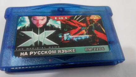 Игровой картридж для Game Boy Advence 2 in 1 X-MEN:The Official Game// Wolverine. . фото 2