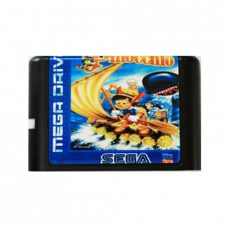 Картридж Sega Mega Drive Pinocchio
Вам разом із Піноккіо належить пройти через д. . фото 2