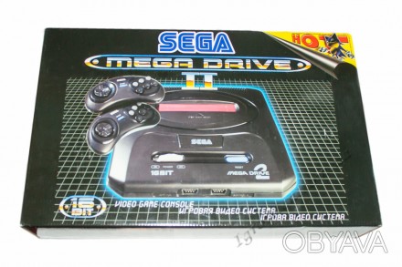 Детская игровая приставка, игровая консоль двухсистемная 8 bit + 16 bit Sega + D