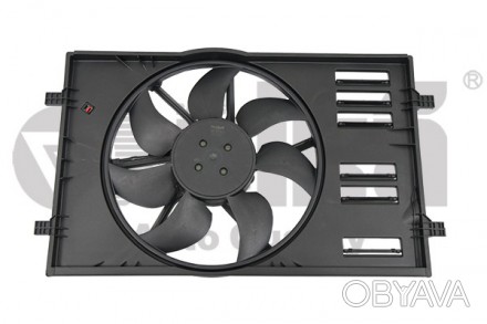 Вентилятор охлаждения радиатора A3 Octavia Superb VIKA 99591784601 используется . . фото 1