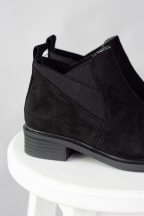 Женские ботинки черные Ammeretto 2523 Ботинки женские выполнены из искусственной. . фото 8