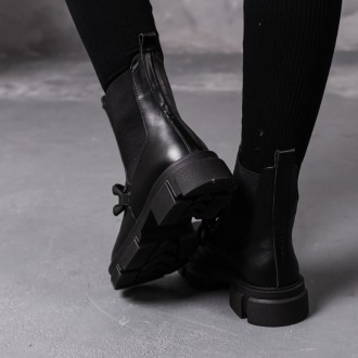 Женские зимние ботинки черные Adira 3386 Ботинки женские выполнены из натурально. . фото 5