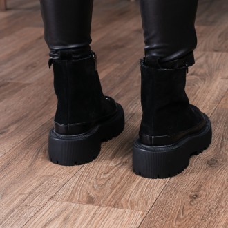Женские зимние ботинки черные Annie 3420 Ботинки женские выполнены из натурально. . фото 6