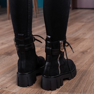 Женские ботинки зимние черные Beau 3338 Ботинки женские выполнены из искусственн. . фото 5