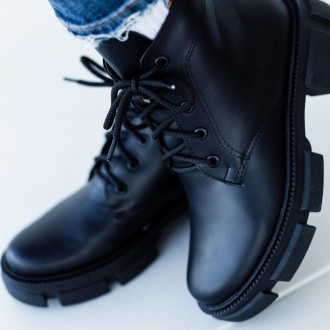 Женские ботинки черные зимние Dover 3332 Ботинки женские выполнены из натурально. . фото 8