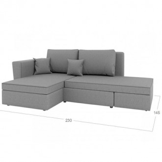 гловой диван Домино - универсальная и комфортная мебель, сочетающая в себе целый. . фото 3