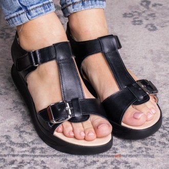 Жіночі сандалі чорні Bruno 3027
Сандалі з натуральної шкіри чорного кольору модн. . фото 2