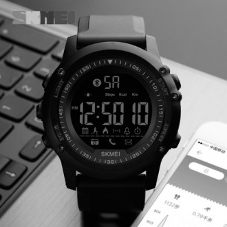 SmartSkmei Dynamic 1321 – смарт-часы, ориентированные на мужчин,ведущих активный. . фото 5