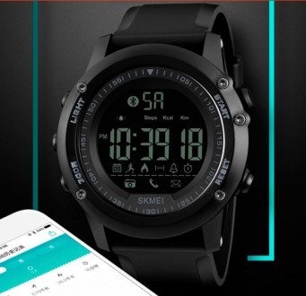 SmartSkmei Dynamic 1321 – смарт-часы, ориентированные на мужчин,ведущих активный. . фото 4