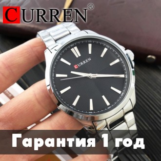 
Чоловічий годинник Curren, класичний металевий годинник зі сталевим браслетом, . . фото 2