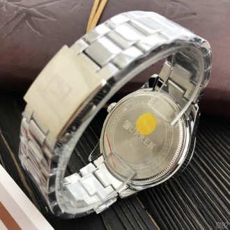 
Чоловічий годинник Curren, класичний металевий годинник зі сталевим браслетом, . . фото 5