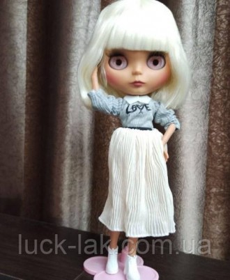 Хочу представити Вам ляльку Айсі сестра Блайз на тілі азон ICY doll. Лялька на ш. . фото 7