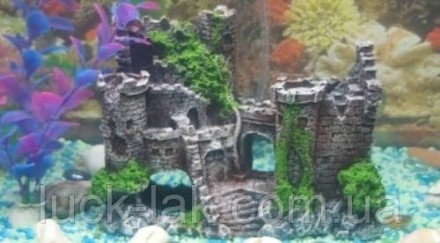 
Декор для акваріума замок
Розміри: 20х8х14 см
Такий декор доповнить композицію . . фото 8