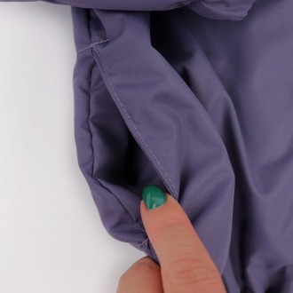 Курточка
Ткань: верх плащовка на мембране (не пропускает воду и ветер), в середи. . фото 3
