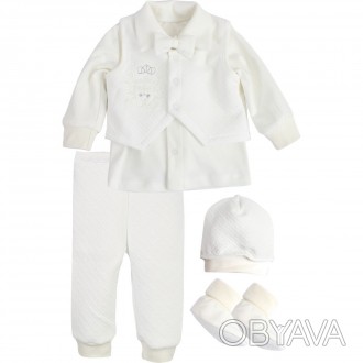 Праздничная одежда для мальчика "Newborn Prince". Изготовлен из ткани капитон (ш. . фото 1