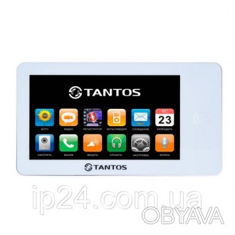 Видеодомофон Tantos Neo GSM (white) 7" с цветным 7 дюймовым сенсорным TFT-экрано. . фото 1
