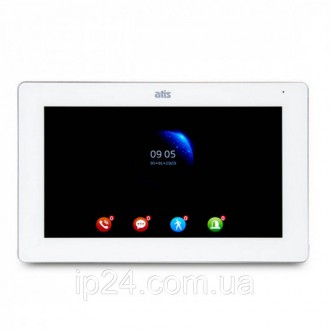  Видеодомофон ATIS AD-770FHD White с цветным сенсорным 7-дюймовым IPS-экраном, в. . фото 2