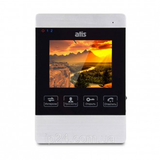  Видеодомофон ATIS AD-470M (white/black) оборудован цветным дисплеем с диагональ. . фото 2