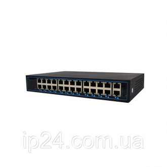 Коммутатор PoE-1026-24P/250m. Лубны. фото 1 Коммутатор PoE-1026-24P/250m. Лубны. фото 1