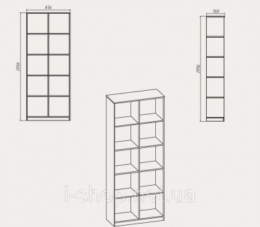 Габаритные размеры:
ширина - 836 мм,
высота - 2056 мм,
глубина - 360 мм.
Размер . . фото 9