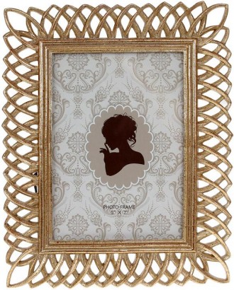 Фоторамка Animos "Ажур" для фото 13х18см, состаренное золото. Київ. фото 1