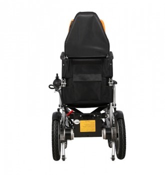 Складная электрическая коляска для инвалидов с подголовником D6036C. Литиевая ба. . фото 3
