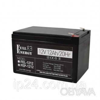 Аккумуляторная батарея FEP-1212 емкостью 12Ah/20Hr и рабочим напряжением 12V
	Ко. . фото 1