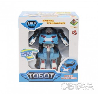 Робот-трансформер, герой мультсериала "Тоботы". Трансформируется из робота в маш. . фото 1