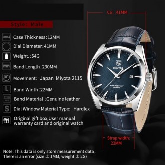 
	Benyar – бренд якісного класичного чоловічого годинника.Великою перевагою дано. . фото 6