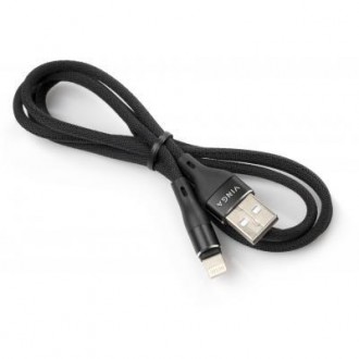 Тип - кабель; тип Вход - Lightning; тип Выход - USB 2.0 (AM); длина - 1 м; Цвет . . фото 4