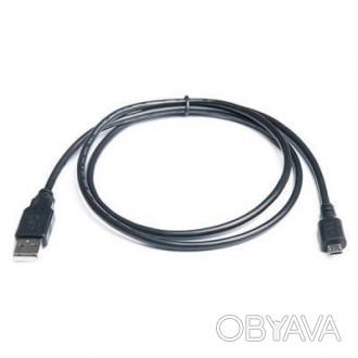 Тип - кабель; тип Вход - USB 2.0; тип Выход - micro USB; длина - 1 м; Цвет - чер. . фото 1