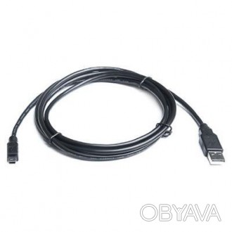 Тип - кабель; тип Вход - USB 2.0; тип Выход - micro USB; длина - 0.6 м; Цвет - ч. . фото 1