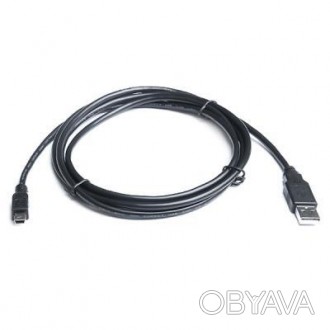 Дата кабель USB 2.0 AM to mini-B 5P 1.8m REAL-EL (EL123500006) - это удобный в и. . фото 1
