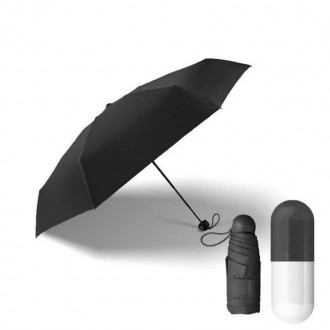  Универсальный мини-зонт в капсуле имеет компактные размеры, за счет которых пре. . фото 4