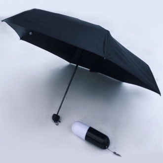  Универсальный мини-зонт в капсуле имеет компактные размеры, за счет которых пре. . фото 3