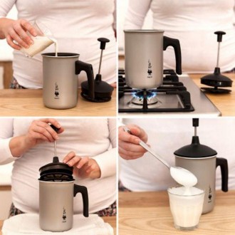 
Капучинатор bialetti для кофе, вспениватель молока домашний, 6 чашек, 330 мл, р. . фото 7