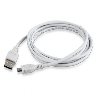 Дата кабель USB 2.0 AM to Micro 5P 1.8m Cablexpert (CCP-mUSB2-AMBM-6-W)Пользоват. . фото 2