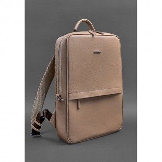 Стильний жіночий рюкзак Foster світло-бежевого кольору відмінно доповнить повсяк. . фото 3