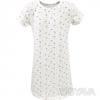 Ночная рубашка для девочки на короткий рукав из хлопчатобумажной ткани от украин. . фото 1