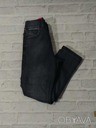 Черные джинсы на резинке, внутри флис. 
Производитель: MOYABERVA
Размер: 110,116. . фото 1