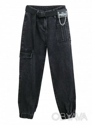 Черные брюки на резинке — базовая вещь гардероба любого подростка. Их можн. . фото 1